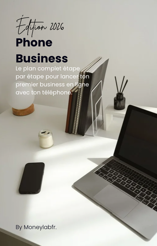 Couverture de l'ebook Phone Business : créer un business depuis son smartphone